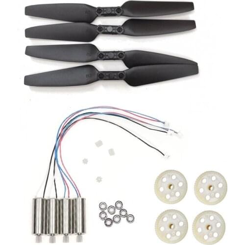 E520 E520S Rc drone CW CCW engines motor JD22S gps camera Quadcopter spare parts gear bearing propellers blade part kit