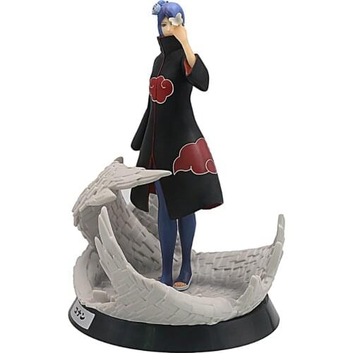 Naruto Shippuden Konan GK Anime Model Action Figure 26CM PVC Statue Collectible Desktop Decoration Toys For Children Figma