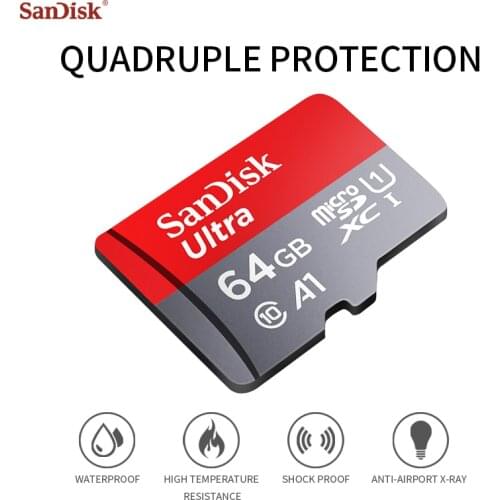 Original SanDisk A1 Memory Card 128GB 64GB 98MB/S 32GB 16gb Micro sd card 256gb Class10 flash card Memory Microsd TF/SD Cards
