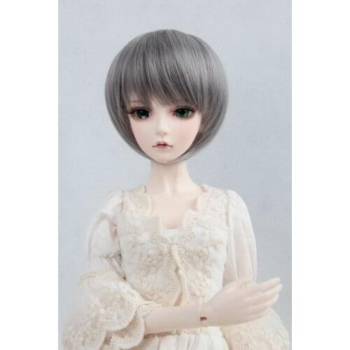 Luodoll BJD / SD doll wig short hair handsome silver doll wig 1/3 1/4 1/6 doll short hair high quality