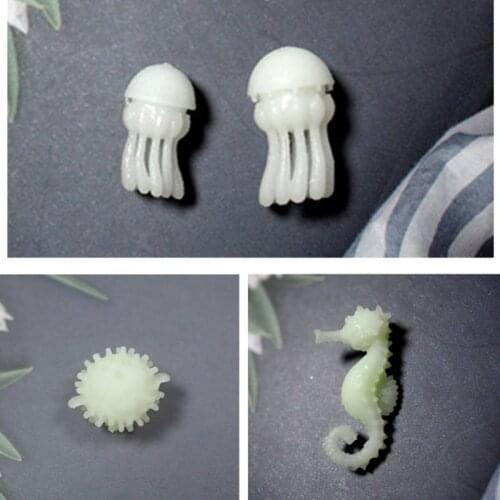 Mini Jellyfish Modeling Resin Mold Ocean Theme Fillers DIY Filling Materials
