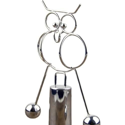 Mobile Balance Physics Owl Shaped Tumbler Toy Ornament for Stress Relief