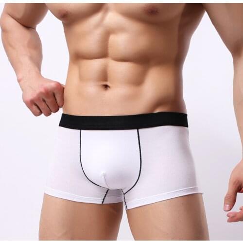Factory direct mens boxer underwear modal fabric sports boxer underwear