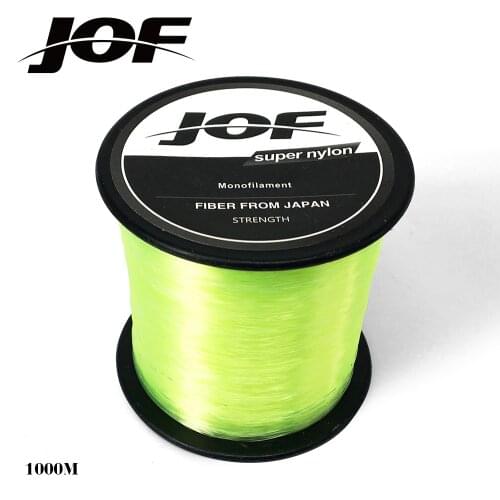 1000M Nylon Fishing Line Monofilament Japan Durable Monofilament Rock Sea Fishing Line 4 LB-28 LB JOF Brands