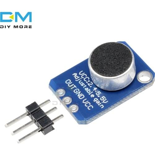Newest Electret Microphone AMP Amplifier MAX4466 Module Adjustable Gain Breakout Board For Arduino With Pins