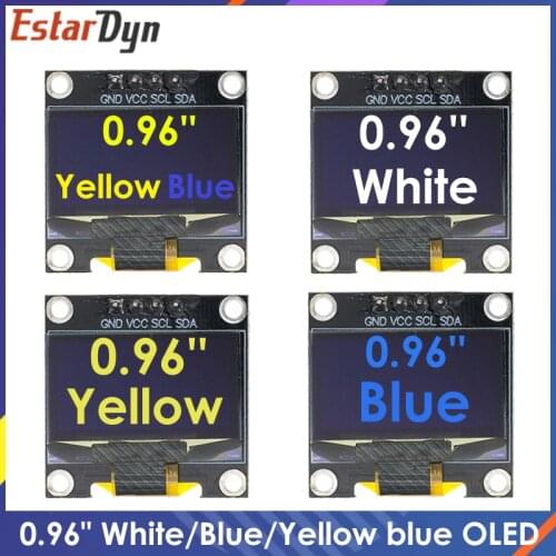 0.96 inch oled IIC Serial White OLED Display Module 128X64 I2C SSD1306 12864 LCD Screen Board for Arduino