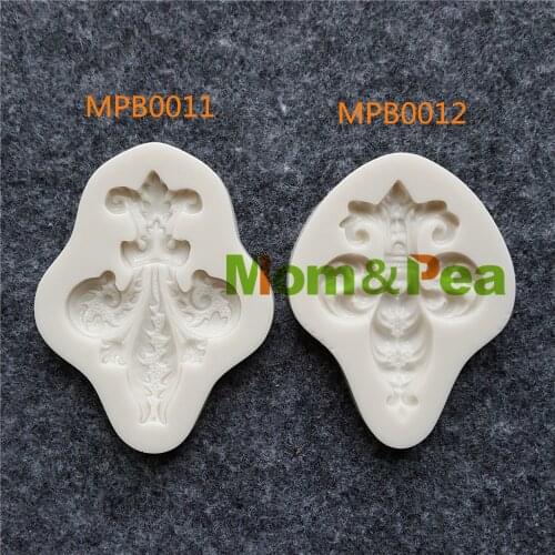 Mom&Pea MPB0011-12 Decoration Shaped Silicone Mold Cake Decoration Fondant Cake 3D Mold Food Grade