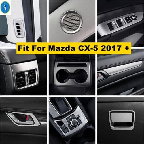 Yimaautotrims Copilot Glove Storage Box Handle Panel Cover Trim Fit For Mazda CX-5 CX5 2017 2018 2019 2020 2021 ABS Accessories