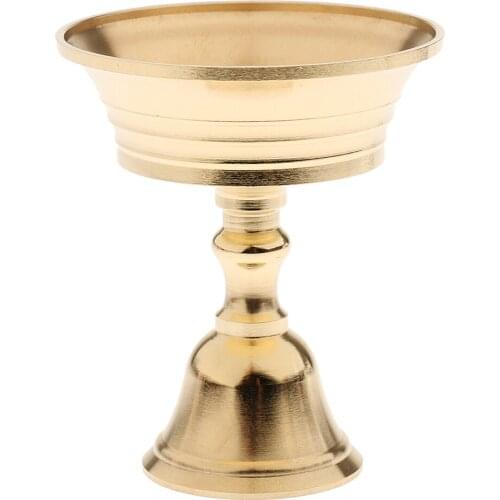 Light Cup Ghee Lamp Holder Candle Holder Tibetan Brass Copper Oil Lamp Family Decoration