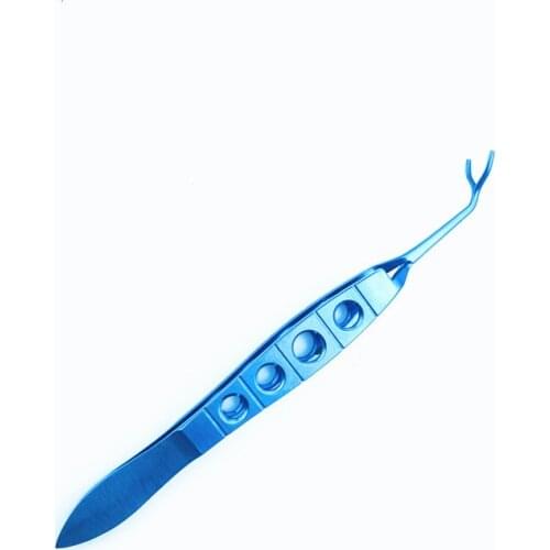 Titanium landers vitrectomy lens forceps ophthalmic surgical instrument 1pcs