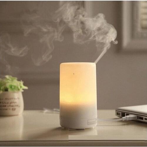 USB Mini Air Humidifier Ultrasonic 125ml Aroma Diffuser 7Color Led Night Light Aromatherapy Essential Oil For Home Car Office