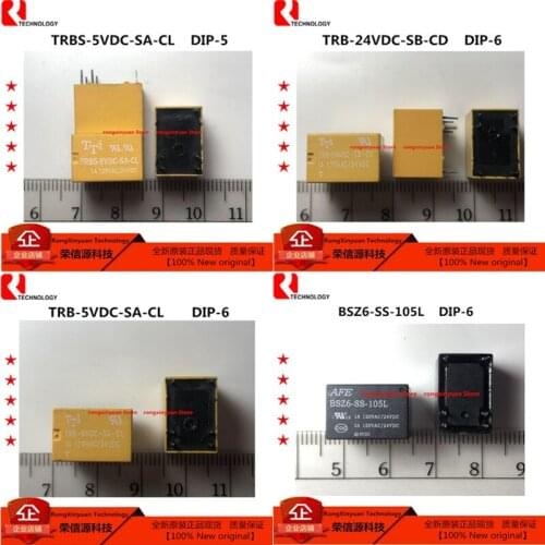 1pcs TRBS-5VDC-SA-CL TRBS-5VDC TRB-24VDC-SB-CD TRB-24VDC TRB-5VDC-SA-CL TRB-5VDC BSZ6-SS-105L BSZ6-SS 100% New original