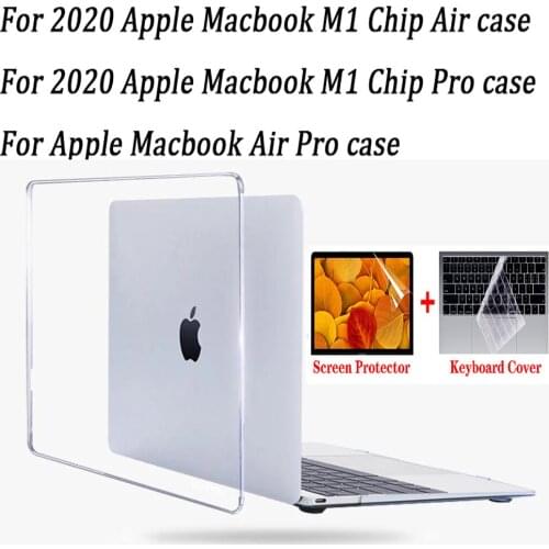 2020 new M1 Chip Air Pro 13.3 inch AIR 13 A2337 a2179 New Pro 13 A2338 a2251 Laptop Case For Apple Macbook Air Pro Touch Bar ID