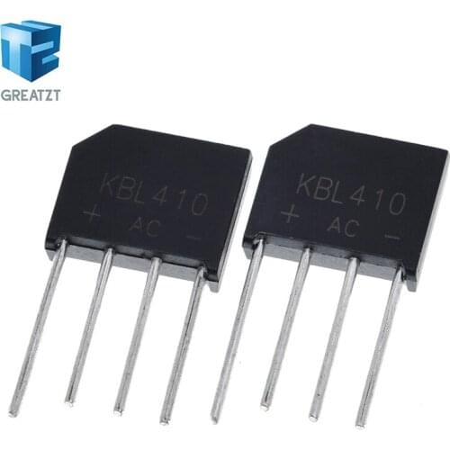 5PCS/Lot KBL410 KBL-410 4A 1000V Single Phases Diode Rectifier Bridge Wholesale