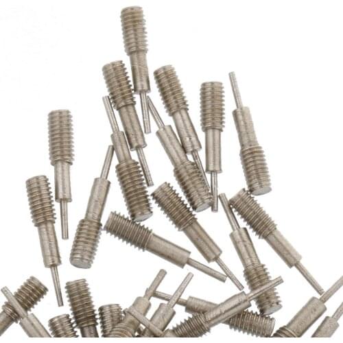 Wholesale 50pcs Lot Spare Pins for Watch Band Strap Link Remover Adjuster Repair Tool Kit 0.8-3mm