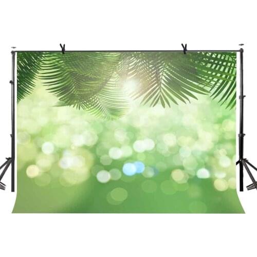 7x5ft Blurred Backdrop Blurred Green Leaves Minimalistic Photography Background and Studio Photography Backdrop Props