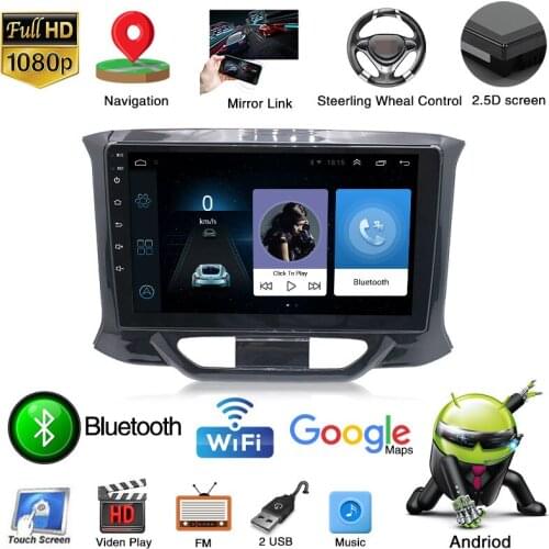 9 Inch Android 10.0 Car Radio Multimedia Video Player Wifi GPS Navigation Head Unit for LADA X RAY 2015 - 2019 3G/4G 2Din