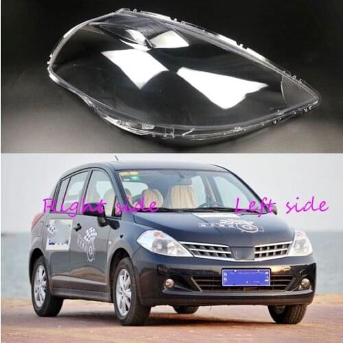 Car Headlamp Lens For Nissan Tiida 2008 2009 2010 Car Headlight cover Headlamp Lens Auto Shell Cover