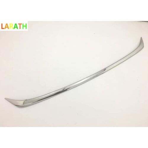 For Toyota Camry XV70 2018 2019 car body bumper engine ABS Chrome trim Front bottom Grid Grill Grille edge panel 1pcs