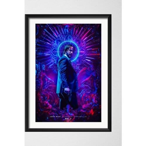 John Wick 3 Parabellum Popular Movies Art Painting Canvas Poster Wall Home Decor hight quality home Decor for Childrens room