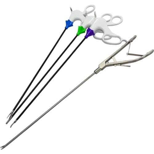 Laparoscopic Simulation Training Instruments V-Shaped Needle Holder Forceps Surgery Practice Tool Educational Equipment