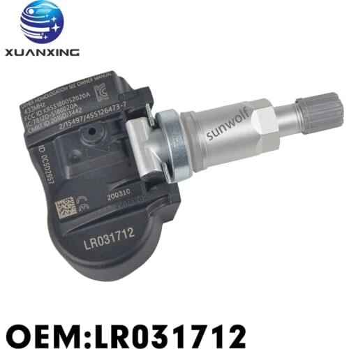 LR031712 Tire Pressure Sensor Monitoring System TPMS 433Mhz For Range Rover Sportc Range Rover Vo-gue Discovery 3