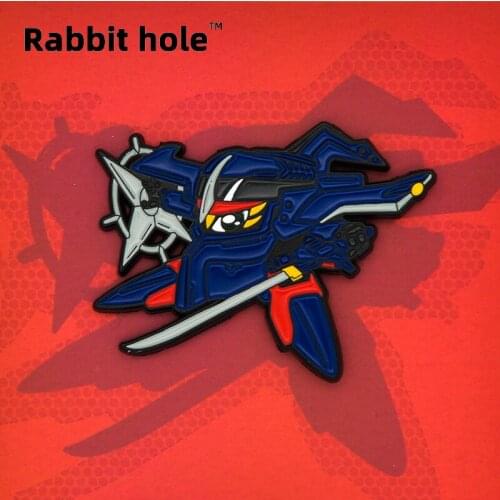 Hand-made Anime Metal Badges Nankai Rapit Pins Brooch Hikarian Hand-painted Train Man Retro Nostalgic Anime Collection Toy