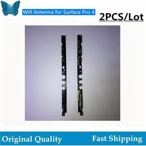 2 pcs/lot Original WiFi Antenna flex cable X933941 for Surface Pro 4 1724 WiFi Antenna with plastic bar