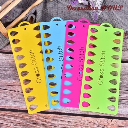 Plastic 20 Positions Thread Board Thread & Yarn Organizer Embroidery Accessories Cross Stitch Row Line Tool