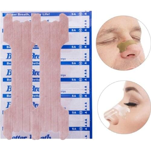30pcs Right Breathe Better Nasal Strips Correctly To Get Rid of Snoring Anti Snore Strips Easier and Breathe Better Health Care