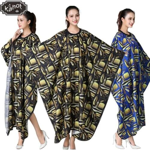 Salon Professional Hair Styling Cape,Hair Cutting Coloring Styling Retro Waterproof Cape Hairdresser Barber Capes Wai Cloth
