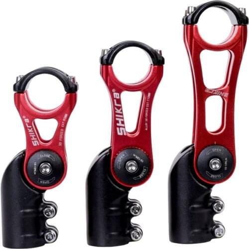 Mountain Bike Adjustable Handlebar Bicycle Height Adjustment Negative Angle Stem Tube 31.8mm Leading Bicycle Stem Bike Fork Stem