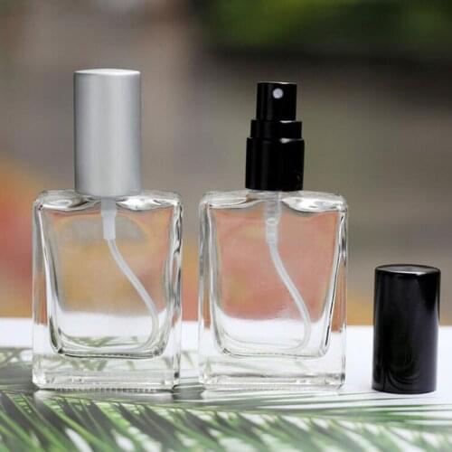 Spray Bottle 15ml Parfume Atomizer Pump Clear Empty Essential Oil Vial Cosmetic Containers Random Color Refillable 25pcs/lot