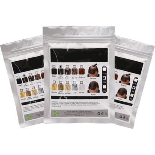 50g Hair Fiber Keratin Thickening Spray Hair Building Fibers Bag Loss Products Instant Wig Regrowth Powders Refill Bag