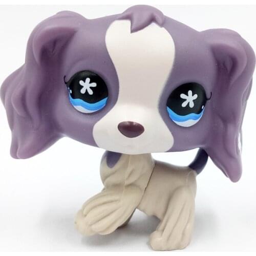 Old pet shop toy short hair cat HIMALAYAN cat minimum pet shop spaniel dog Danish dog old version Christmas children gift