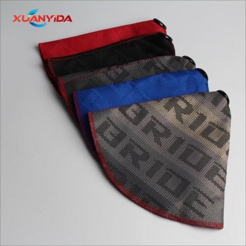 JDM Style Bride Canvas Universal Shift Lever Knob Boot Cover Racing Shift Knob Collars