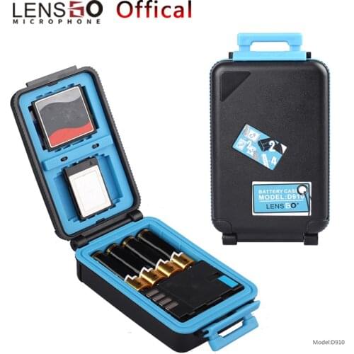 Camera battery case for Canon LP-E6/LP-E6N/LP-E17/Sony NP-FW50/NP-FZ100/Nikon EN-EL15,SD CF XQD card waterproof storage holder