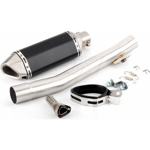 For Suzuki Bandit 1200 GSF1200 1996-2006 Bandit 600 1995-2006 GSF 600 1200 Escape Slip-on Motorcycle Exhaust With Mid Link Pipe