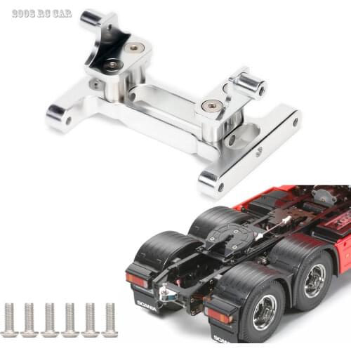 1Pc Aluminum Rear Chassis For Rc Car Tamiya Tractor Truck 56301 56304 56309 56314 King Knight Hauler R620 MAN T NEW ENRON 1:14