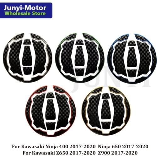 Gas Tank Fuel Cap Cover Pad Sticker Protector For 650/400 Z650 Z900 Versys-X 300 2017 2018 2019 2020 Guard Decal