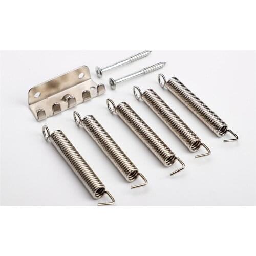 Mounchain 2 Pcs Tremolo Claw with Spring Screw Electric guitar vibrato spring + claw