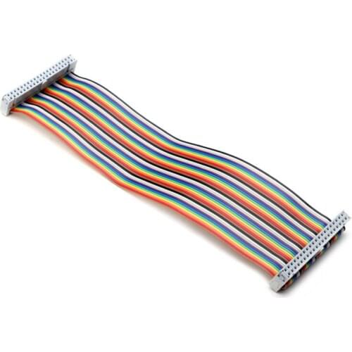 20cm 40P PIN Way GPIO Rainbow Ribbon Cable For Raspberry Pi Model B Model B+ Data Wire Connection Line DIY RC Toy