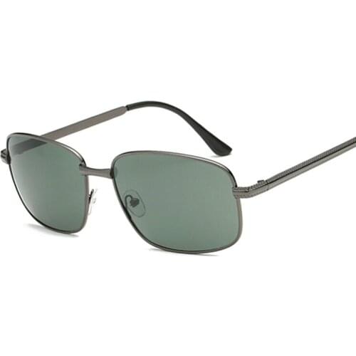 2021 Classic Fashion Square Sunglasses Women Designer Metal Driver Sun Glasses Male Retro Black Shades Outdoor Driving Oculos