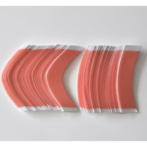 36pcs/bag Red Duo-tac Hair Double Adhesive Tape For Hair Extension/Toupee/Lace Wig Professional Hair Accessory