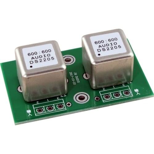 600:600 audio DS2205 permalloy audio isolation transformer balanced unbalanced conversion