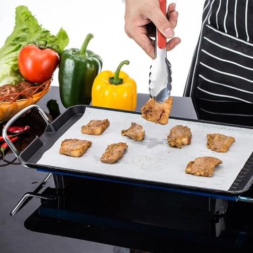 Non Stick 2Sides Baking Paper Oven Pastry Baking Mat Liner Heat Resistant Easy Clean BBQ Grill Baking Gadget Kitchen Accessories