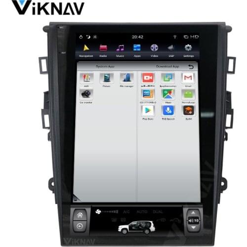 13.6 inch Android car GPS navigation For-FORD-mondeo 2017-2018 Multimedia DVD Player support carplay