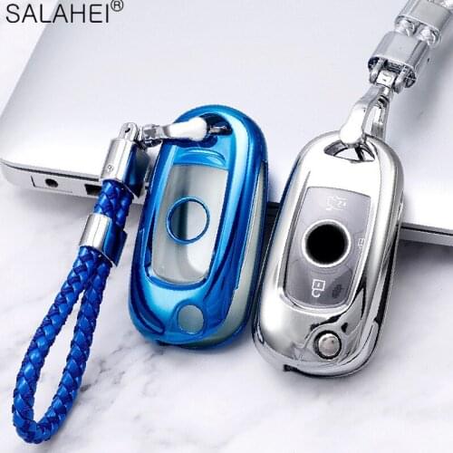 TPU Car Key Case Full Cover For Buick Encore Envision GL6 GL8 New Lacross Regal Verano Car Protection Accessories Shell