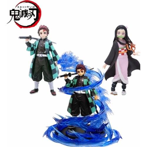 Kimetsu no yaiba Figure Tanjirou Nezuko The Dragon of Change Kimetsu no Yaiba Figurine Toys Demon Slayer Anime Figure