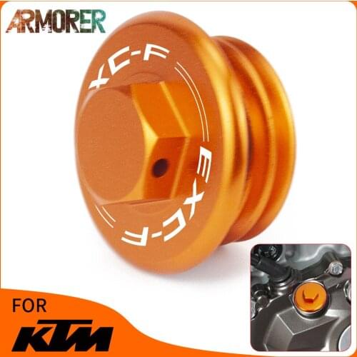 EXC-F Engine Oil Filler Plug Cap Cover For KTM 250 350 450 500EXC-F 500EXC-F Six days Motorcycle Accessories 2016 - 2020 2017